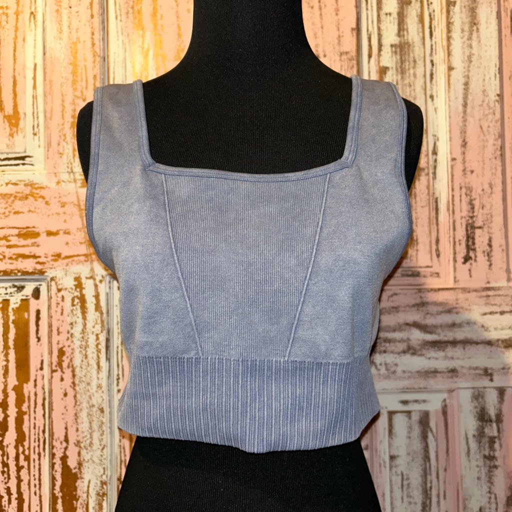 Yogalicious Slate Blue Sports Bra